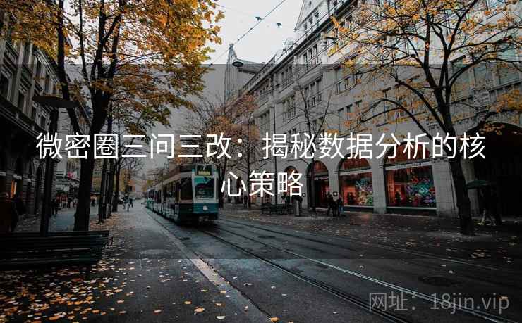 微密圈三问三改：揭秘数据分析的核心策略