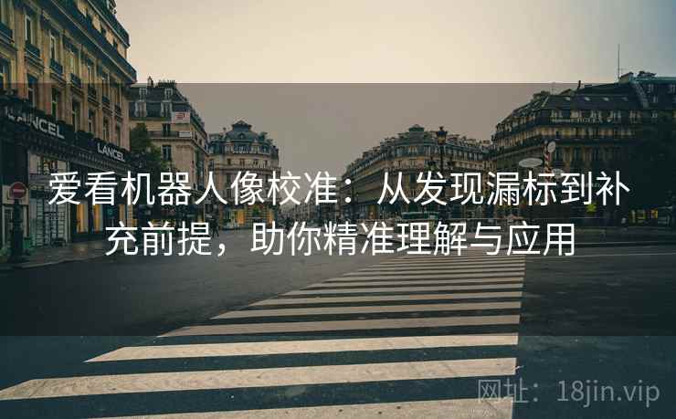 爱看机器人像校准：从发现漏标到补充前提，助你精准理解与应用